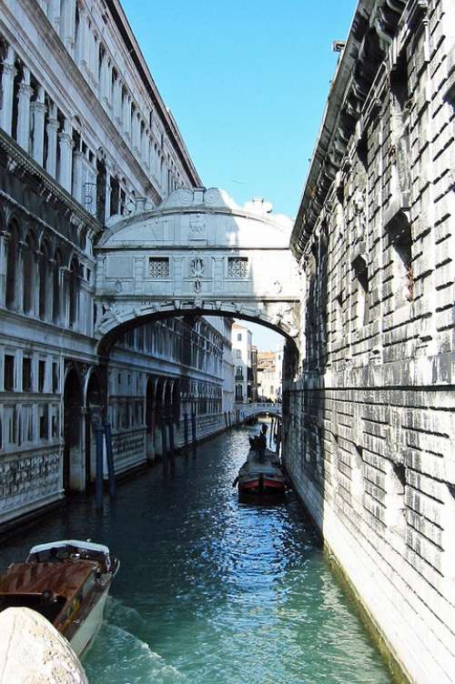 Bridge Of Sighs Venice City Sighs Bridge Italy