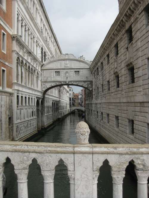 Bridge Of Sighs Venice Channel