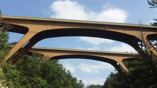 Bridges Mirror Lake Wisconsin Highway Bridge