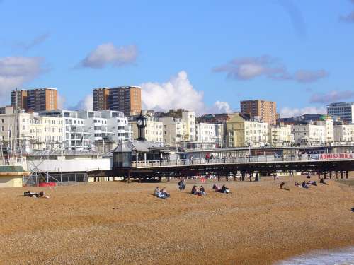 Brighton United Kingdom East Sussex Seafront