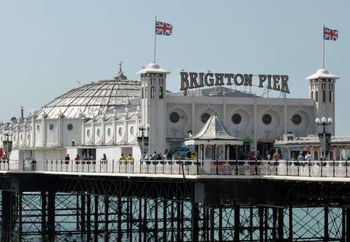 Brighton Pier Uk Brighton Pier England Sea Beach