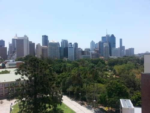 Brisbane Queensland Urban Skyline Cityscape
