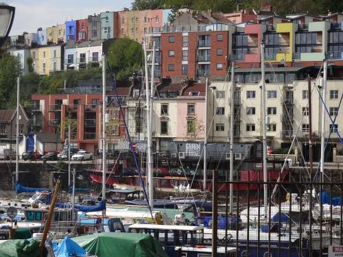 Bristol England Boat Yard Boats Recreation Masts