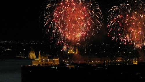 Budapest Holiday Fireworks