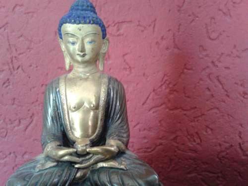 Buddha Figure Statue Orient Sculpture Asia