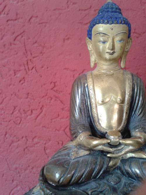 Buddha Figure Statue Orient Sculpture Asia