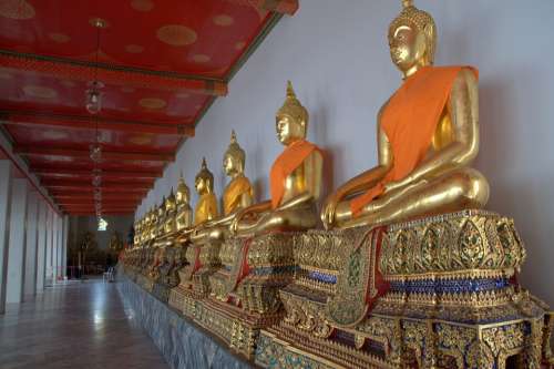 Buddha Thailand Temple Buddhism Religion Ancient