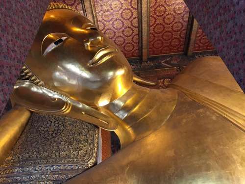 Buddha Gold Thailand Statue Religious Ancient