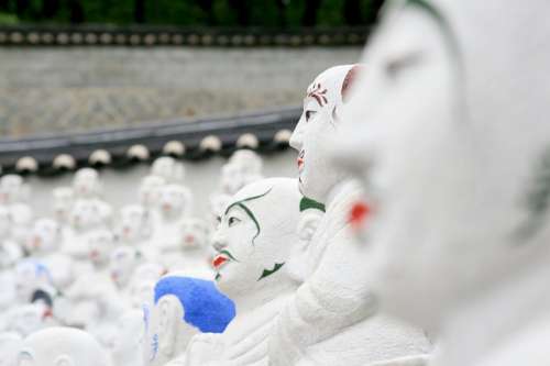 Buddha Ganghwado White Buddha Buddha In