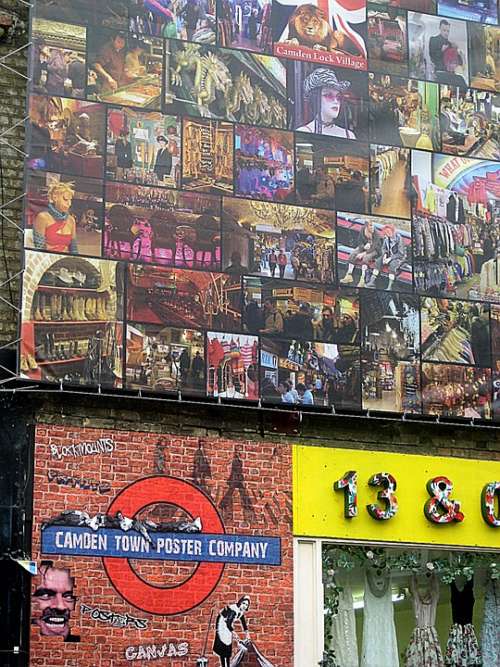 Building Facade Posters Camden London English