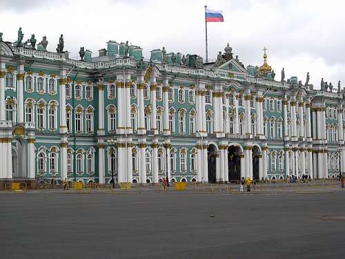 Building Winter Palace Peter Russia