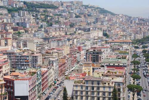 Buildings City Crowded Italy Naples Architecture