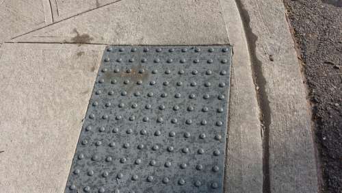 Bumpy Curb Sidewalk Street Padding