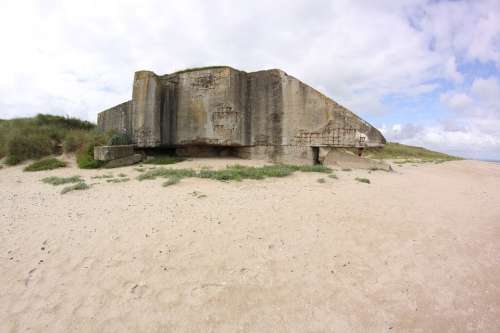 Bunker Beach France Normandy War World War Ii