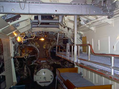 Bunks Beds Torpedo Tubes Submarine European Mink