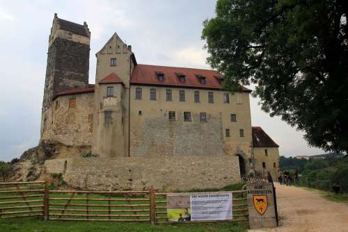 Burg Katzenstein Castle Middle Ages Coat Of Arms
