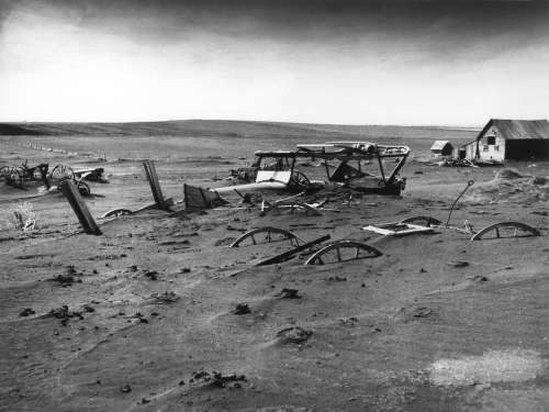 Buried Devastated Devastation Sandstorm Dust Bowl