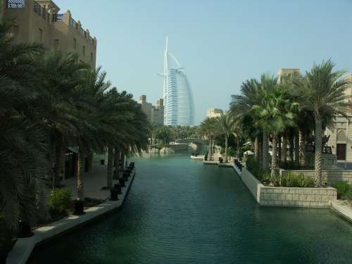 Burj Al Arab Dubai Hotel Building Architecture Uae