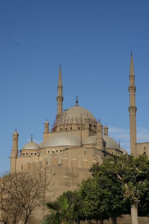 Cairo Egypt Building Famous Ancient Mosque