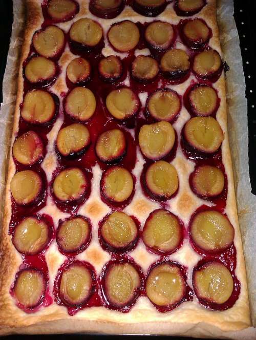 Cake Plum Cake Zwetschkenkuchen Plum Fruit