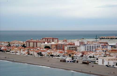 Calahonda Bank Beach Mediterranean Spain Coast