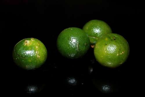 Calamansi Fruit Round Green Vitamins C Juice
