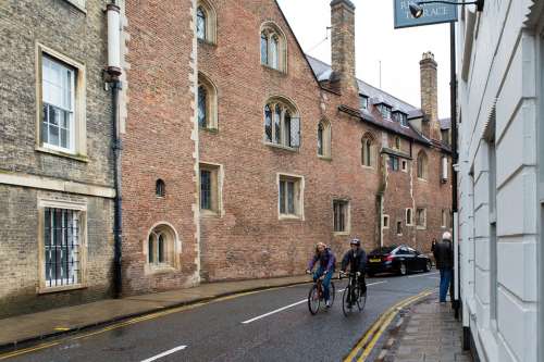 Cambridge Cambridgeshire Uk Street Scene