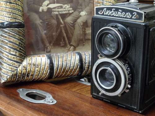 Camera Wood Vintage