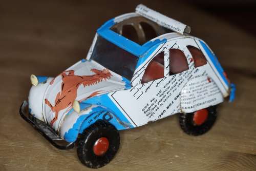 Can Car Auto Sheet Toy Car Africa Box From Cans