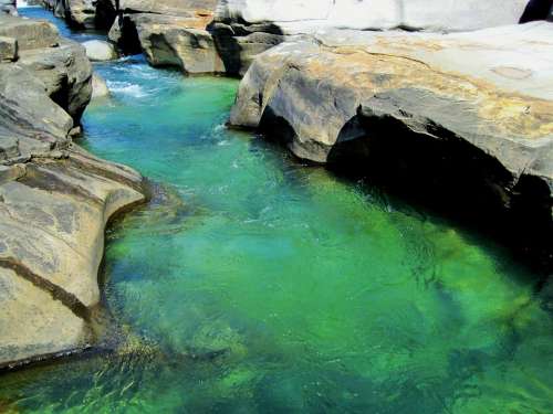 Canal Water Stream Pool Clear Green