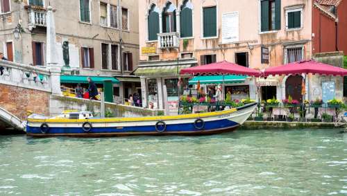 Canale Grande Boat Venice Canal Italy Water City