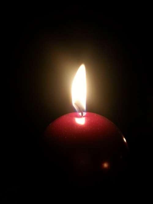 Candle Flame Light Mood Romance Wax Candle Wick