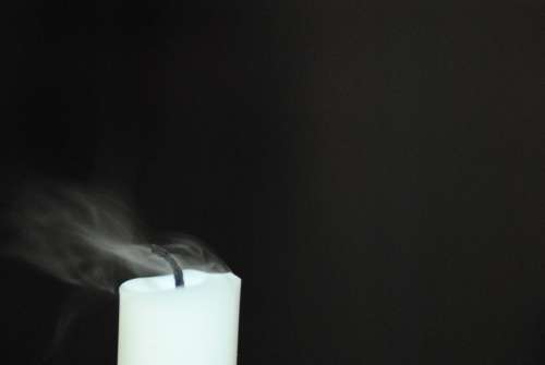 Candle Flame Smoke Wind Air Fire
