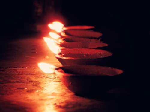 Candles Spirituality Peace Lights Flame Fire