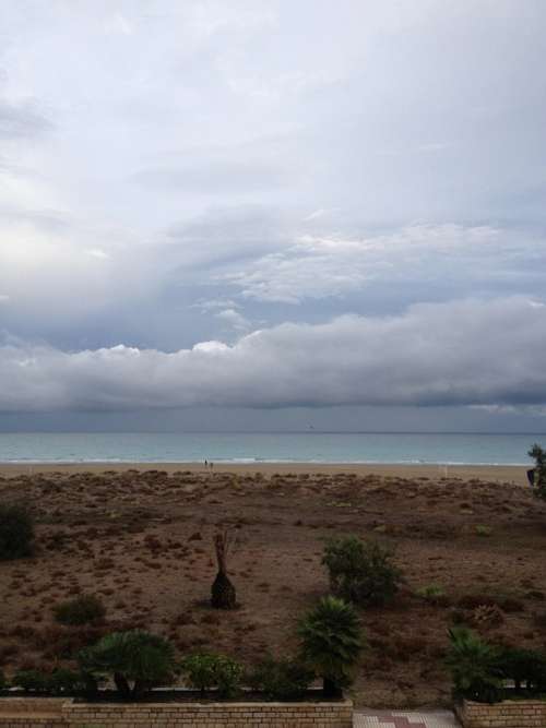 Canet De Berenguer Valencia Beach Horizon Costa