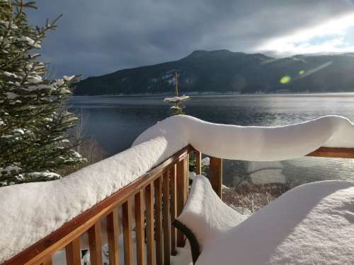 Canim Lake British Columbia Canada Water Hills