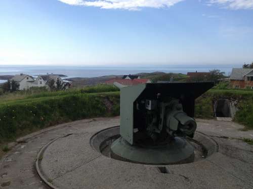 Cannon Bid Norway Fortress Sea