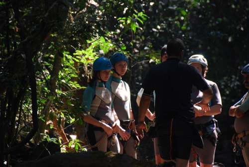 Canyoning Sports Adventure Outdoors Extreme