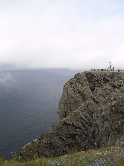 Cape Tourism Norway Landscape Northern Norway