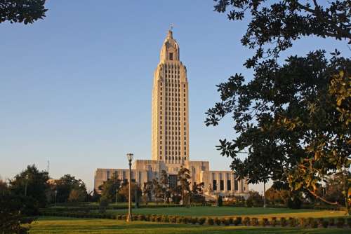 Capitol Baton Rouge Government Building Louisiana