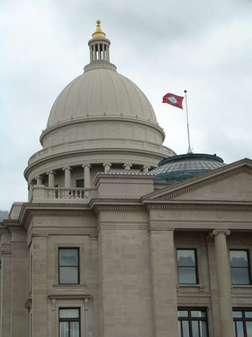 Capitol Building Arkansas Dome Usa