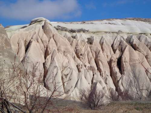 Cappadocia Turkey Tufa Rock Formations Landscape