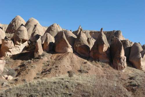 Cappadocia Erosion Turkey Geology Anatolia Travel