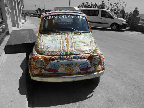 Car Colored Sicily