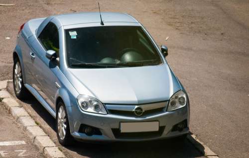 Car Opel Tigra Automobile Vehicle Convertible