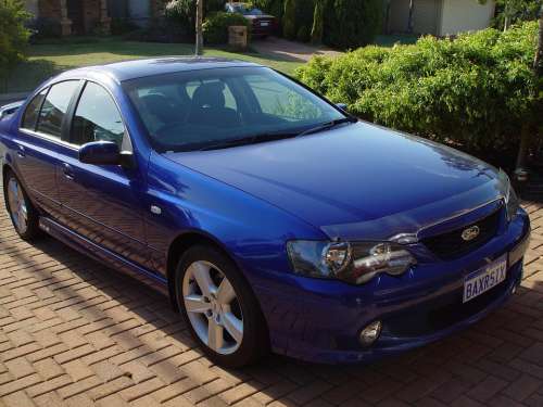 Car Xr6 Ba Falcon Ford Blue Automobile Cars