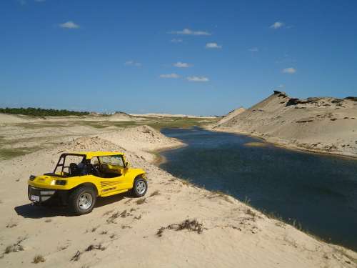 Car Bug Beach Sand Mar Water Bay Nature Summer