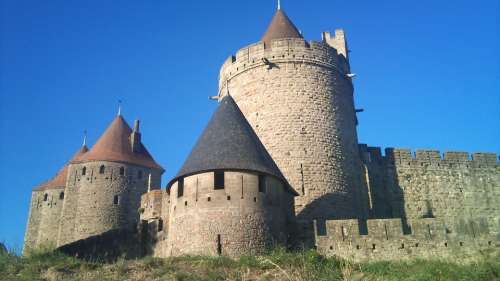 Carcassonne Castle Ancient Torrent Europe France
