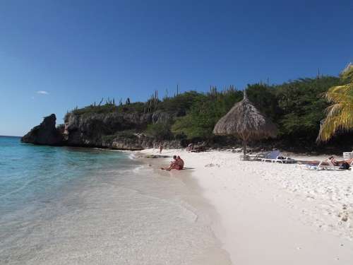 Caribbean Stand Sand Tropics Sea Nature Bay