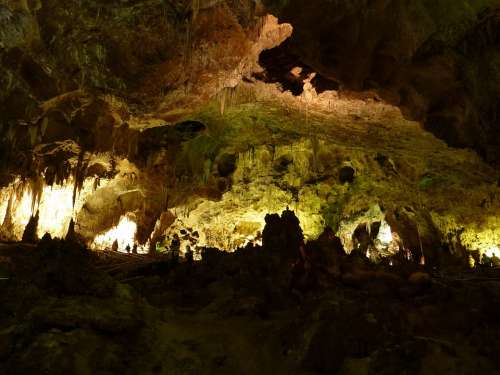 Carlsbad Carlsbad Caverns Stalactite Cave